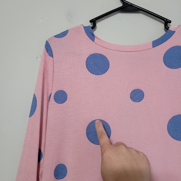 NWT SOL RHR Boutique Polka-dot Blouse - Picture 10 of 11